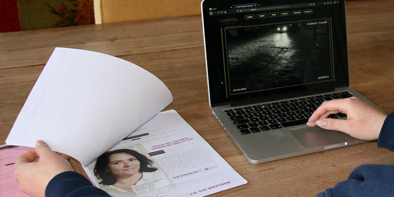 Camerabeelden tijdens het groepsonderzoek